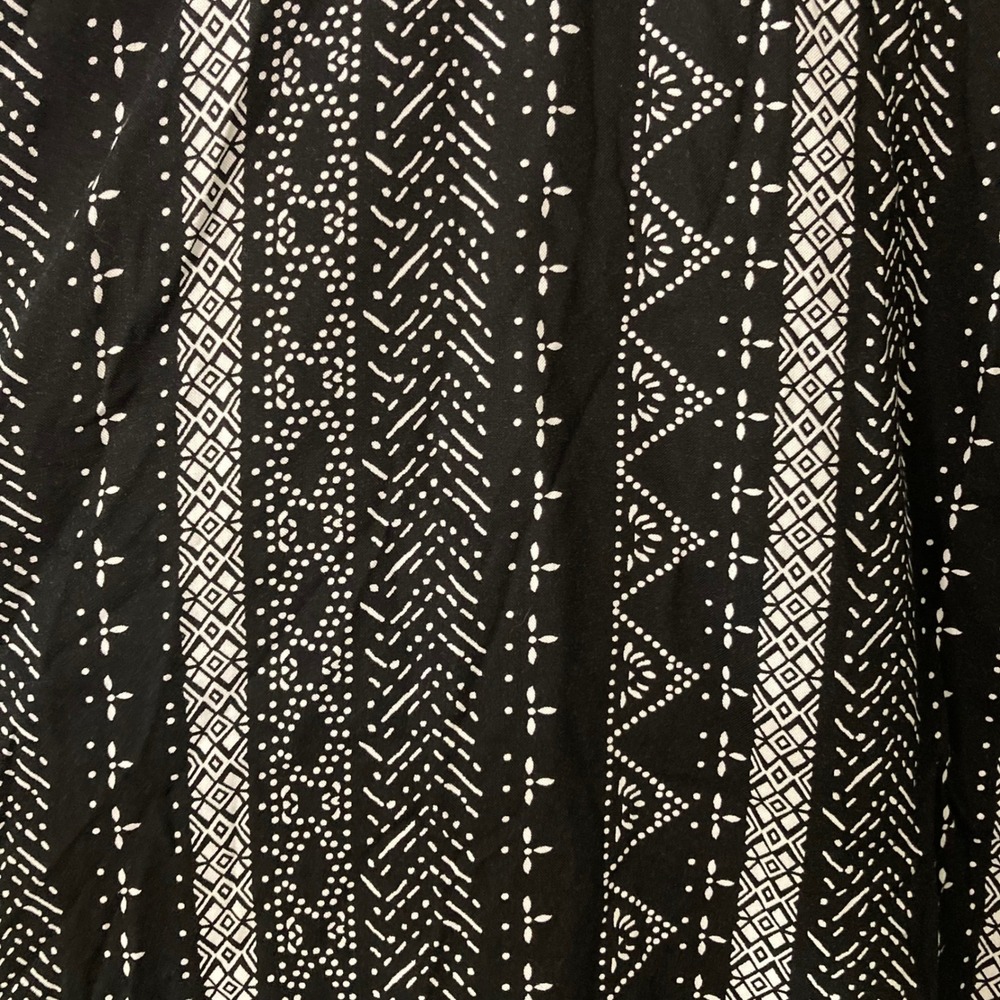 Woman Within Geometric Tribal Print Midi Maxi Skirt Pockets Plus Boho Casual 22W - Picture 2 of 9